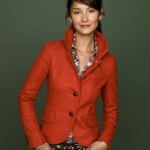 JCrew Bella Herringbone Wool Jacket